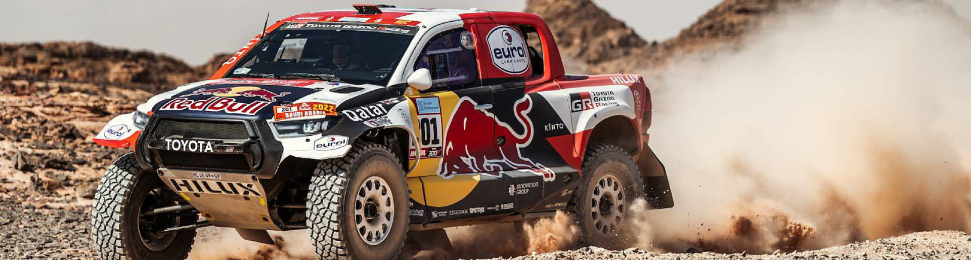 Изображение на странице НАССЕР АЛЬ-АТТИЯ ЗА РУЛЕМ TOYOTA HILUX СТАЛ ПОБЕДИТЕЛЕМ РАЛЛИ-РЕЙДА «ДАКАР-2022» Тойота Центр Ижевск